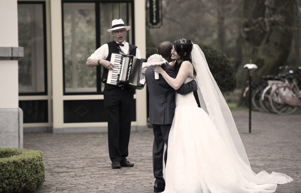    Trouwdag met Accordeonist Violist Henk George