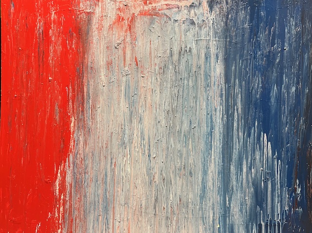 IJsregen Instagram Modern Schilderij Kopen, Abstracte Kunst Kopen